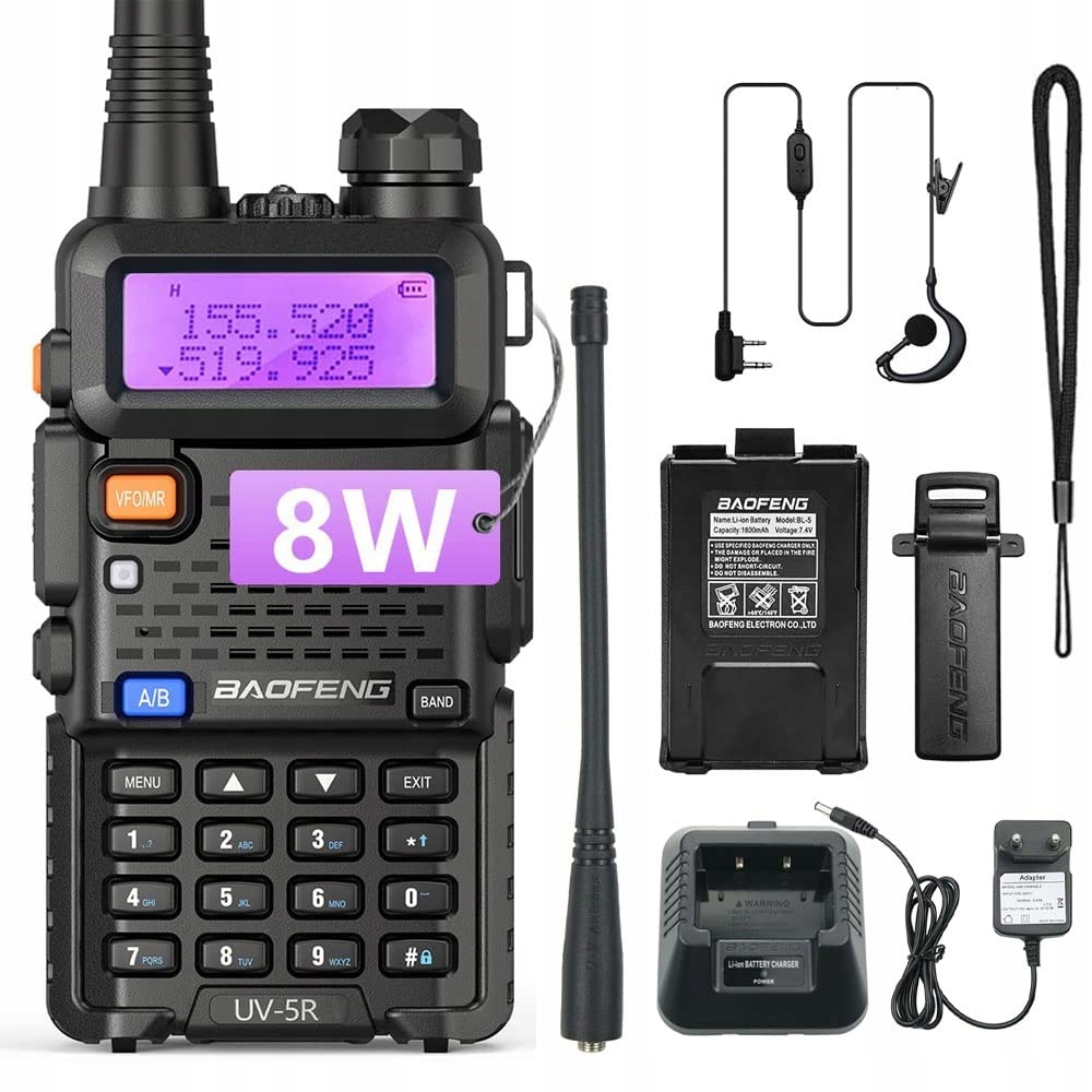Vysielačka Baofeng UV-5R 8W